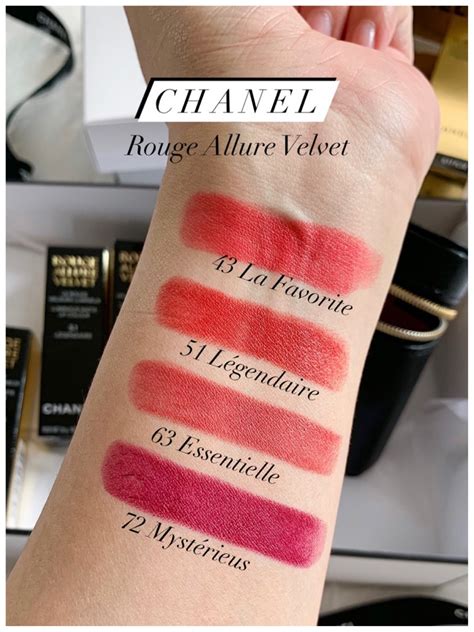 chanel rouge allure velvet lipstick.